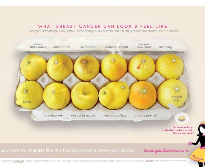 Cancer du sein : « connais tes citrons »