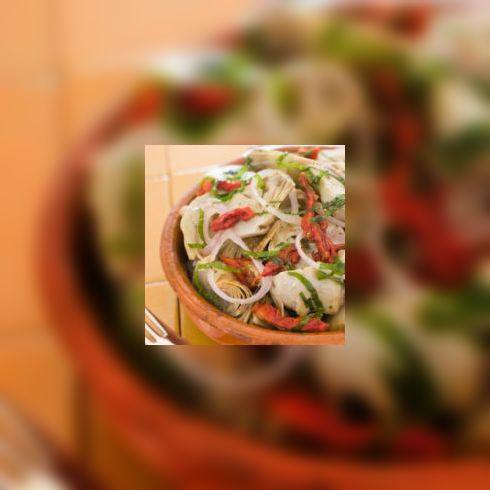 Salade provençale de coeurs d'artichaut