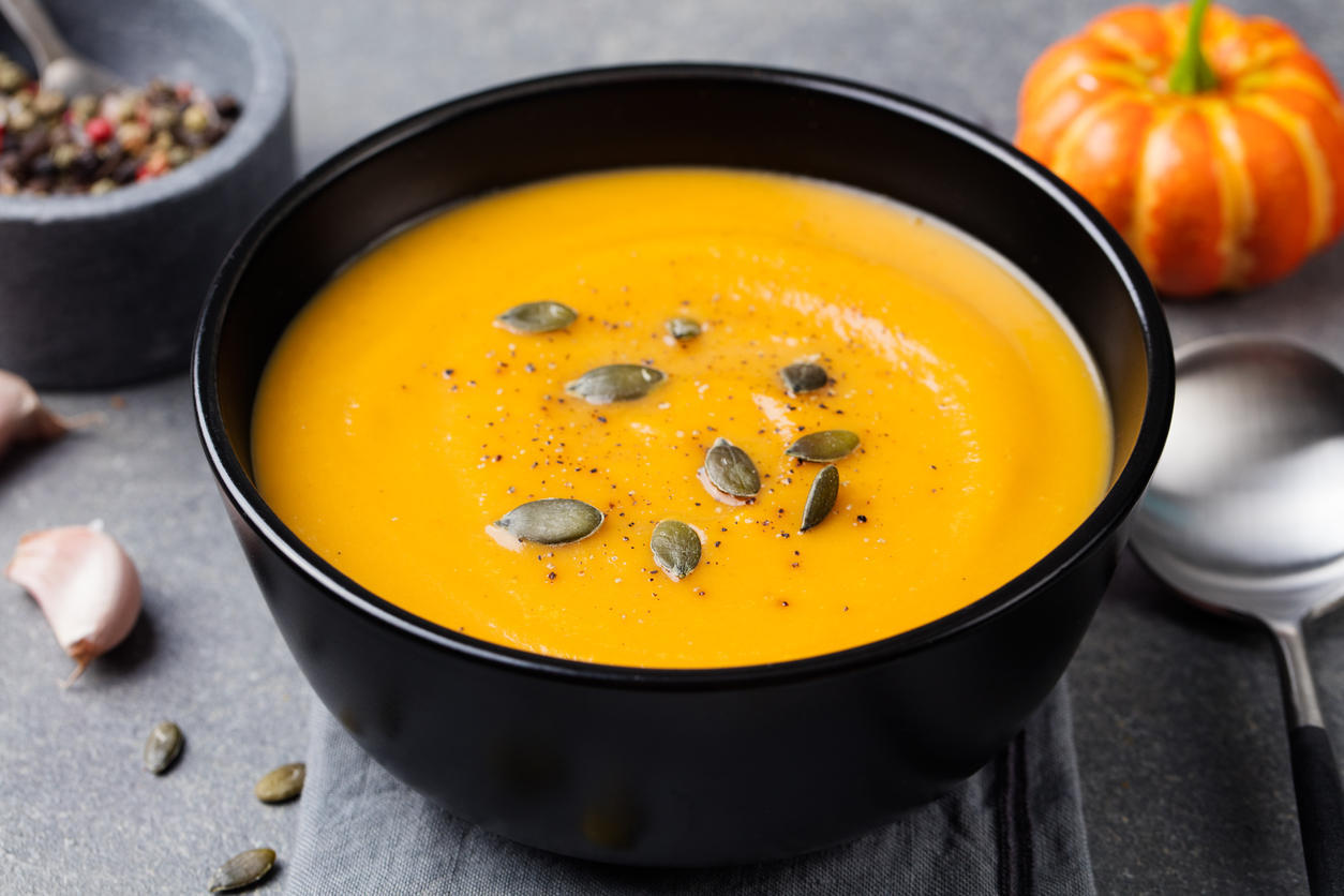 Recette Soupe butternut carotte - E-Santé