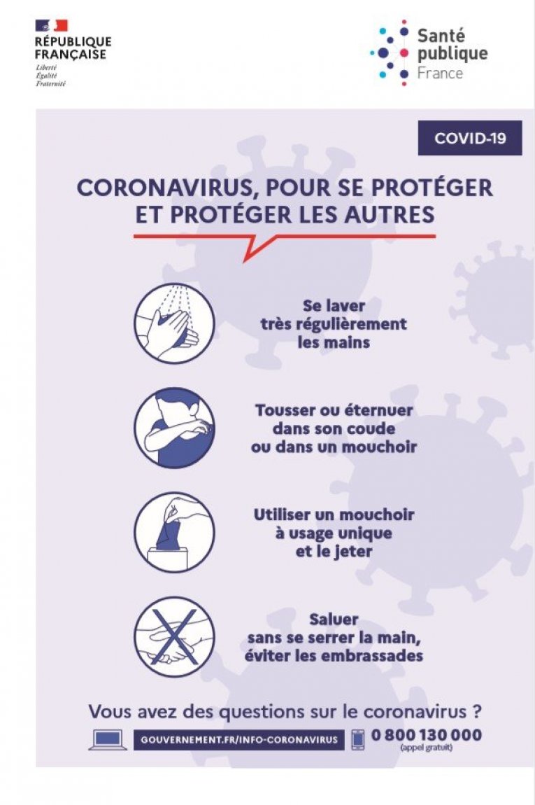 Image : les gestes barrières anti-covid toujours en vigueur