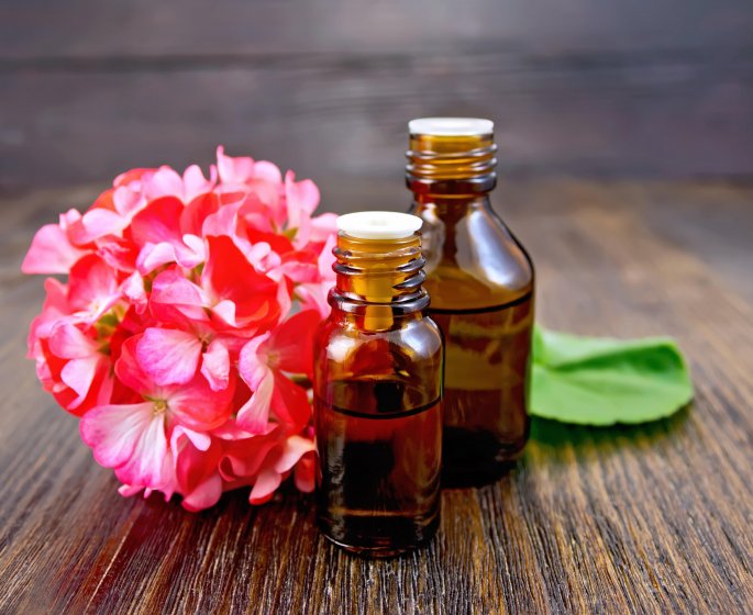 L-huile essentielle de geranium rosat : veritable elixir pour la peau !