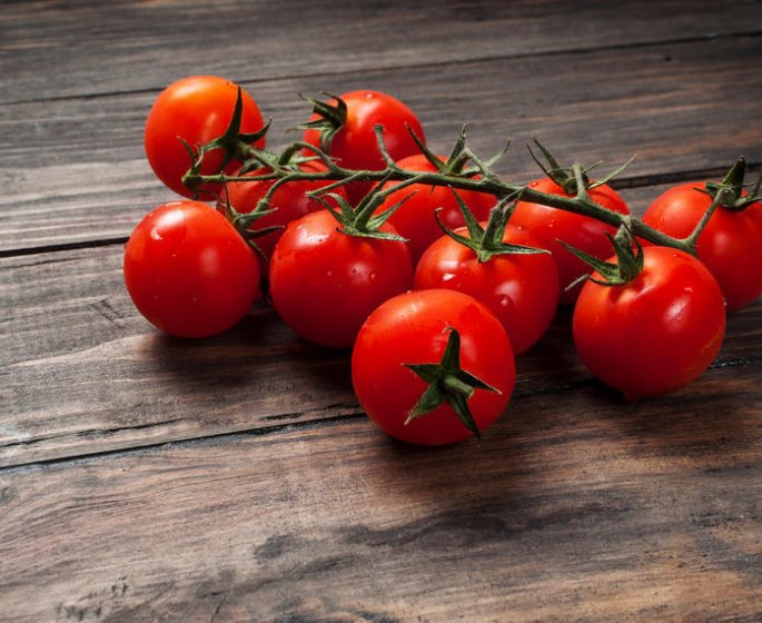 Tarte tomates cerises - framboises au chocolat