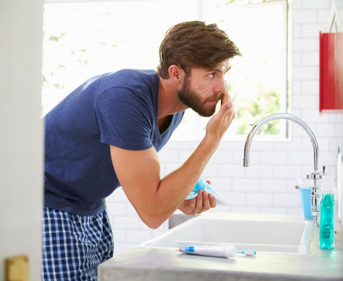 Cosmetiques : la peau des hommes