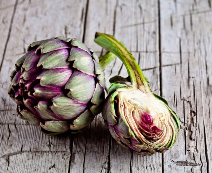 Coeurs d-artichauts farcis aux crevettes
