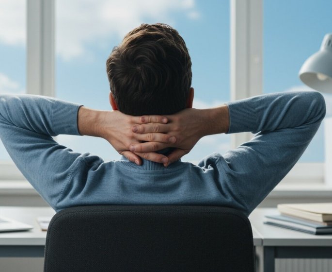 Bye-bye mal de dos et stress au bureau : 5 minutes de yoga sur chaise pour une journee transformee !