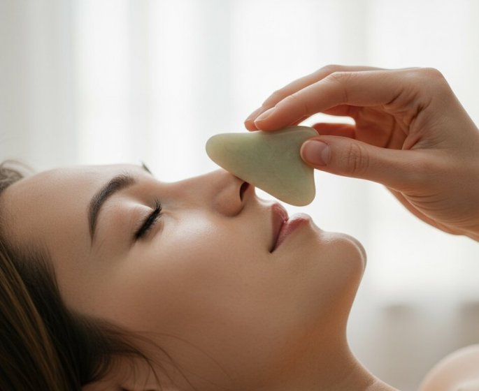 Mon programme bien-etre express : 5 minutes par jour avec le Gua Sha et l-acupression