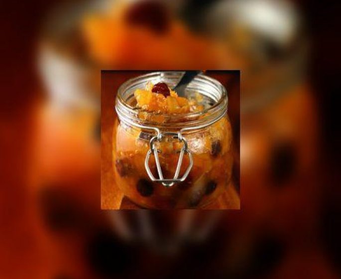 Marmelade de chataignes et de raisins secs