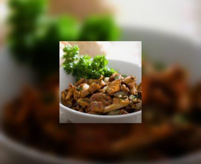 Girolles aux amandes et au citron