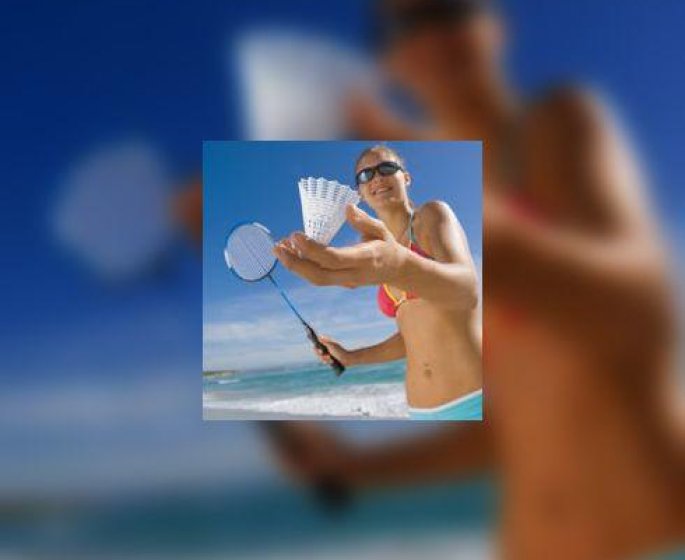 Badminton, muscleur de cuisses et de fesses