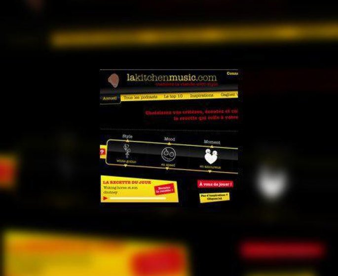 Recettes de cuisine et musique