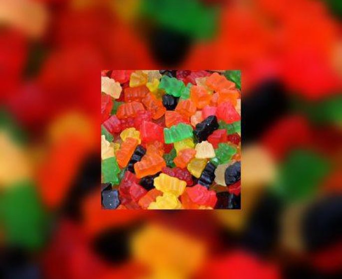 Colorants dans les bonbons