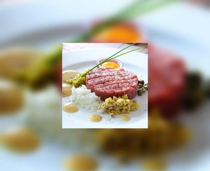 Tartare de veau aux tomates