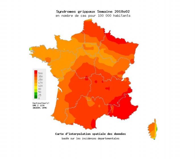 Grippe : l-epidemie connait un redoux depuis deux semaines