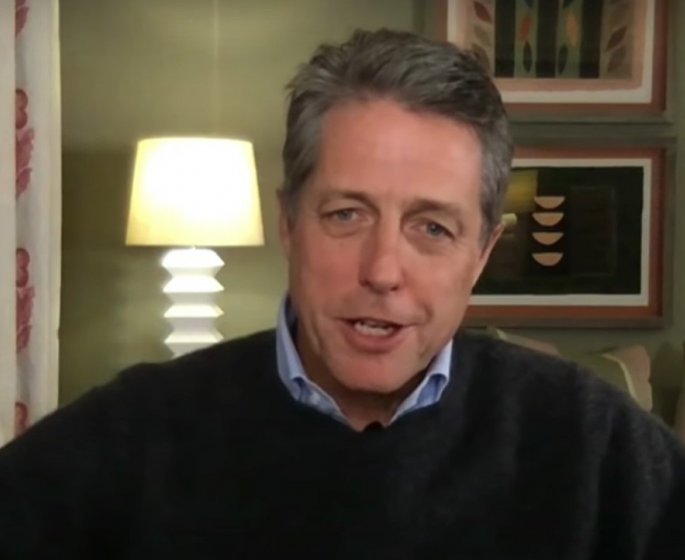 Covid : le temoignage hilarant de Hugh Grant &quot;Je voulais sentir les aisselles des passants”