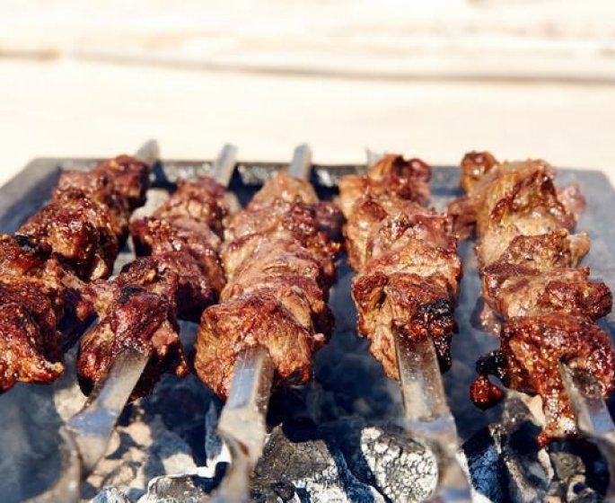 Brochettes d-agneau au citron confit