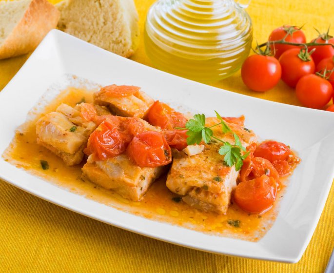 Raie a la tomate
