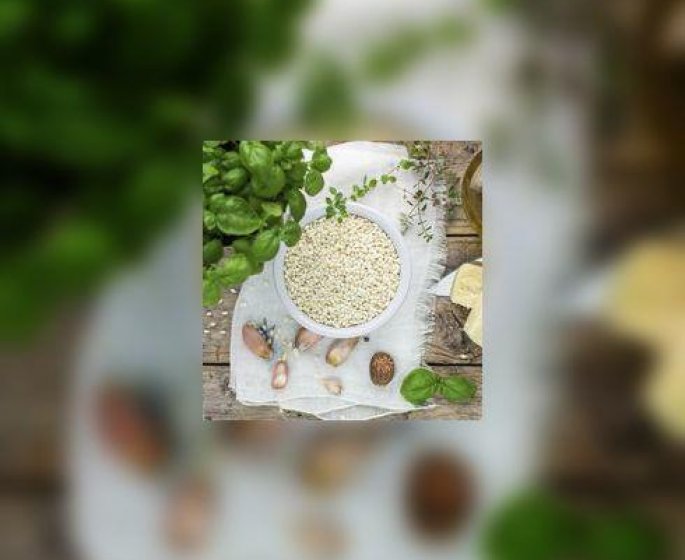 Risotto aux legumes et au basilic