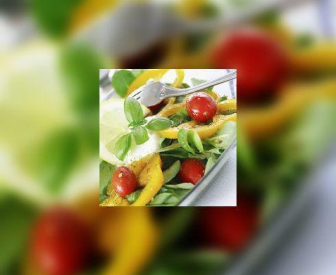 Salade de poivrons aux pignons