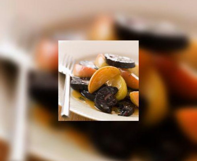 Boudin blanc aux pommes truffees