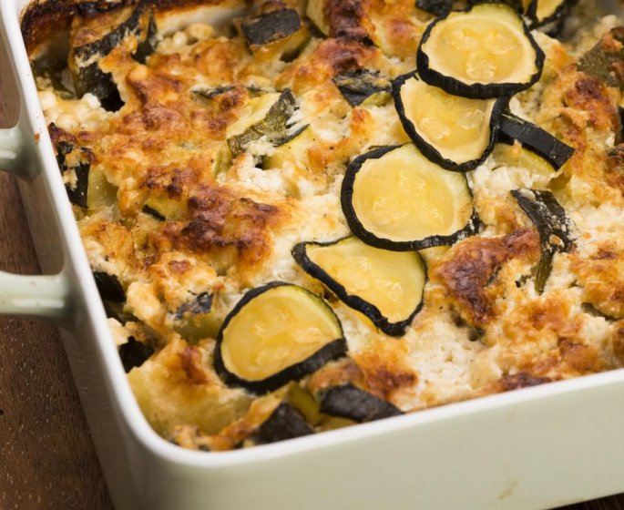 Gratin de courgettes au reblochon