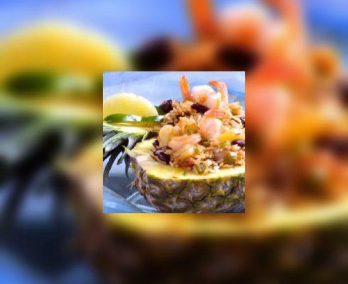 Salade d-ananas hawaienne