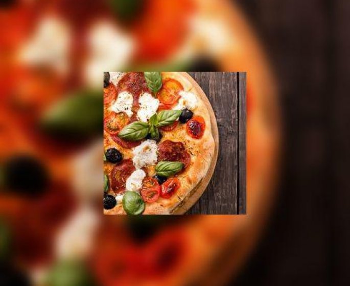 Pizza aux carottes et aux olives
