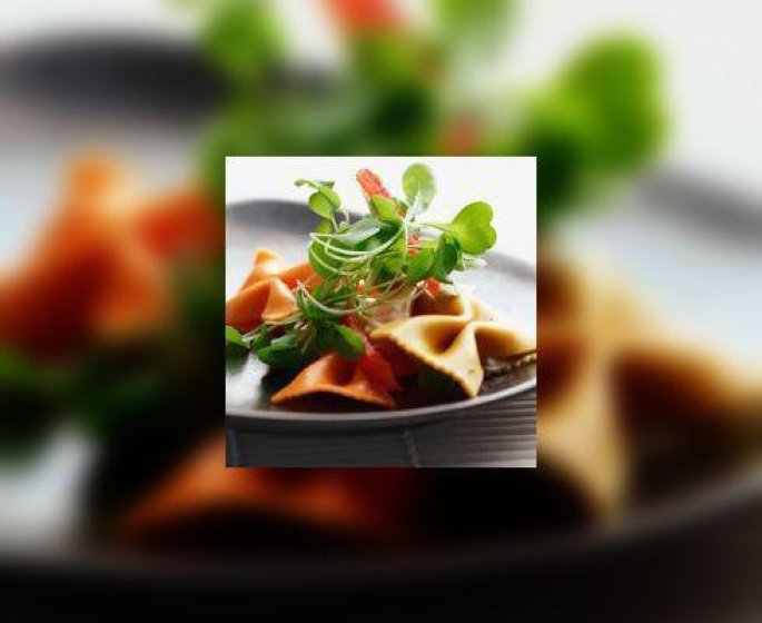 Farfalle au fromage frais