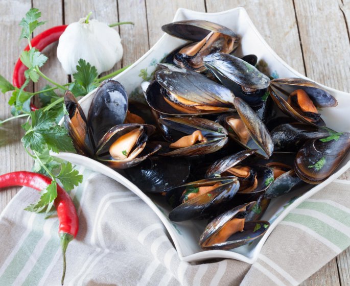 Saute de moules aux champignons