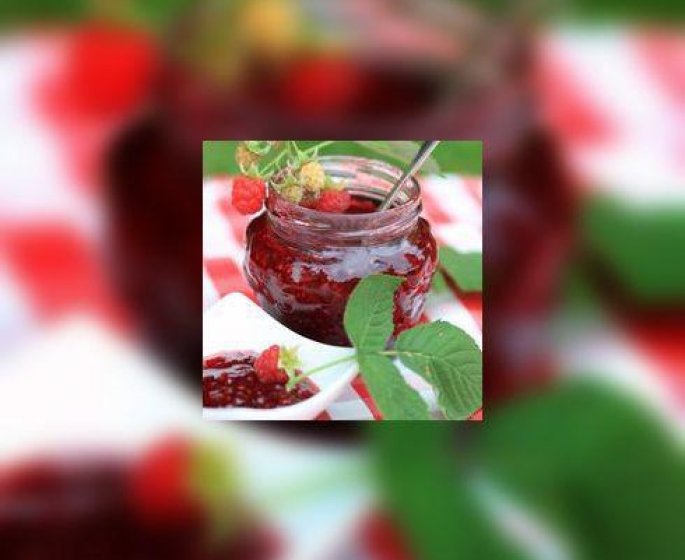 Confiture de framboises-pepins