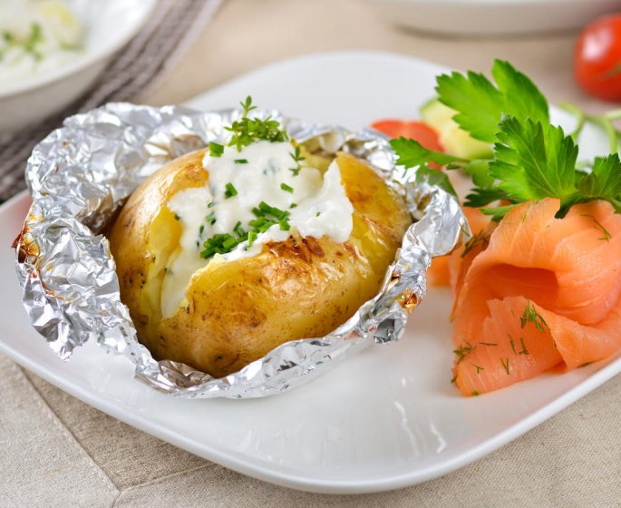 Pommes de terre en papillote