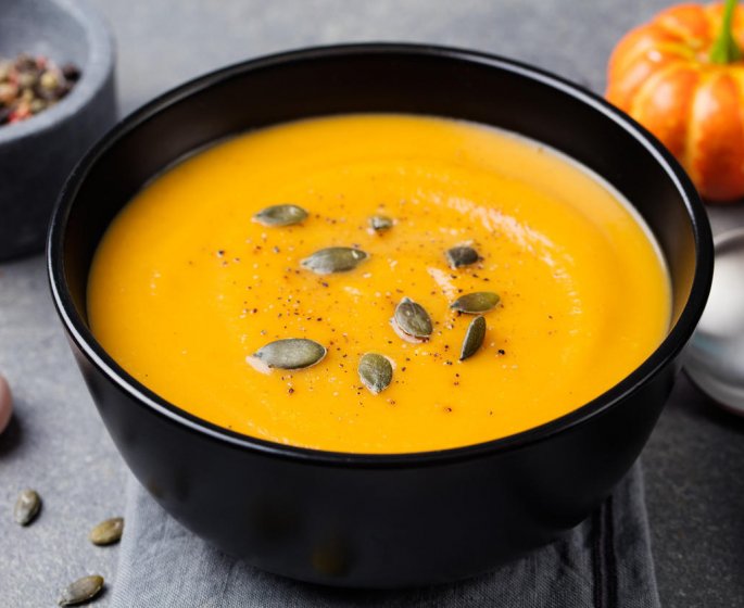 Soupe butternut carotte