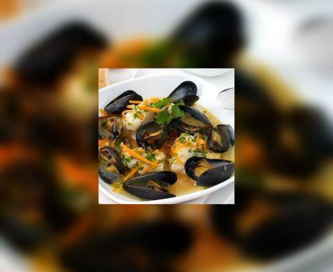 Saint-Jacques et moules gratinees