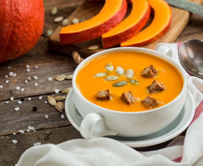 Soupe de potiron a l-orange