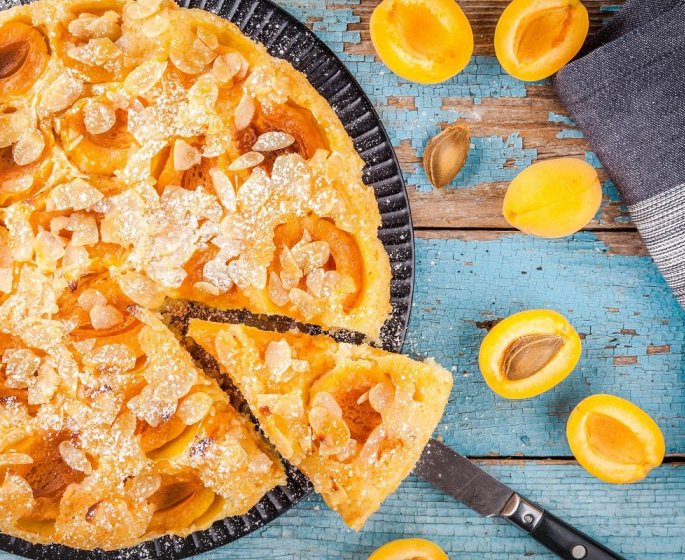 Tarte aux abricots et aux pistaches