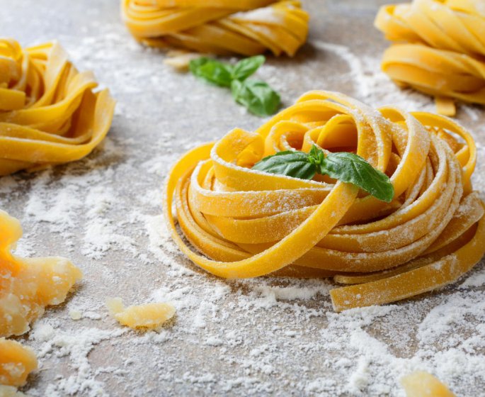 Tagliatelles et carottes au curry