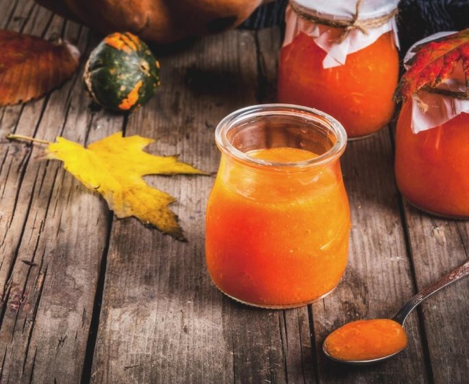 Compote de potiron aux echalotes