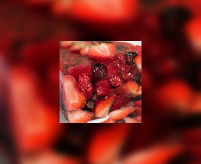 Terrine de fraises au sauternes