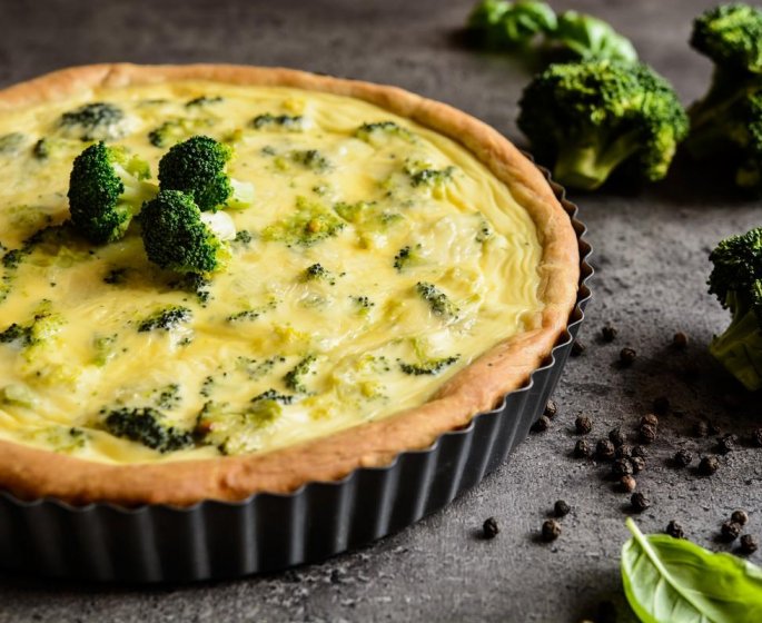 Tarte de brocoli aux sardines