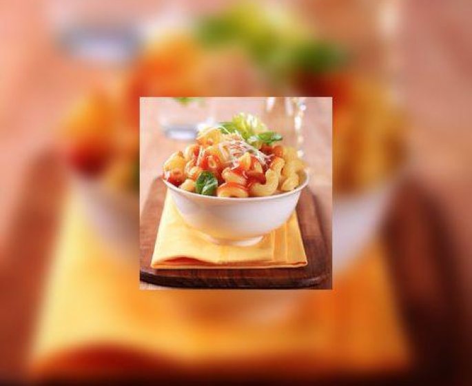 Coquillettes aux tomates et au thon