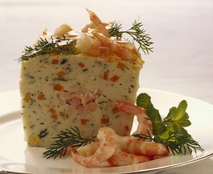 Terrine de yaourt aux fruits de mer