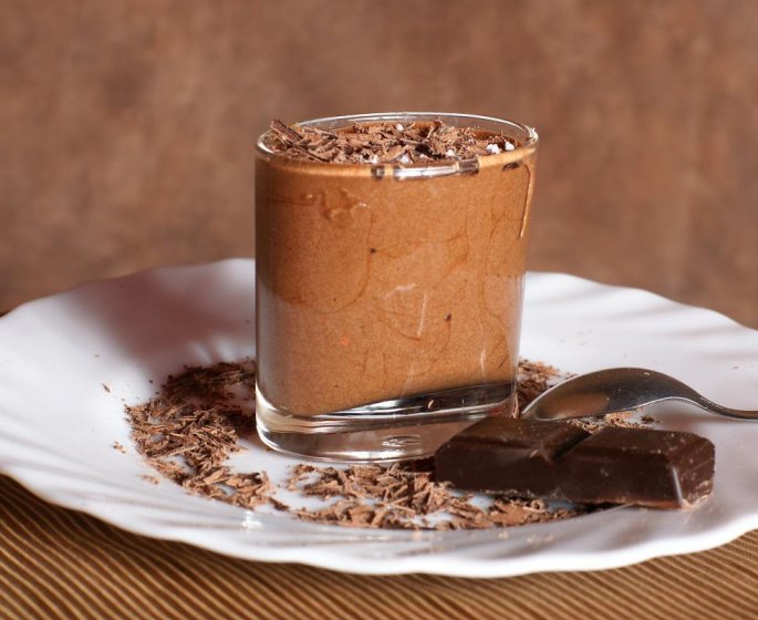 Mousse au chocolat et au gingembre