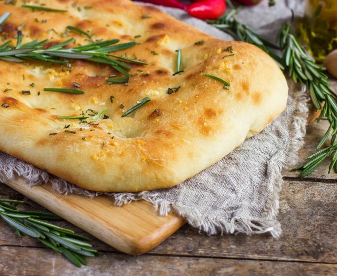 Focaccia au Boursin