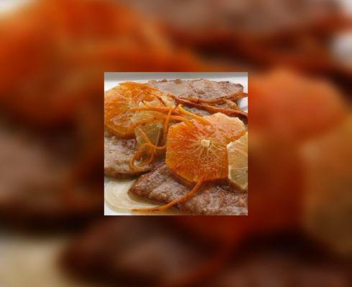 Saute de veau a l-orange et au citron vert