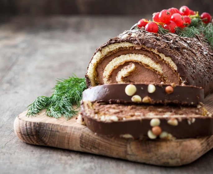 Buche au chocolat