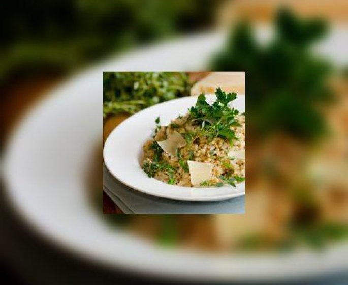 Risotto aux herbes