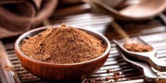 Souffle au cacao et framboises