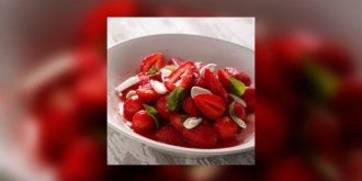 Fraises, amandes, basilic : un dessert d’été exceptionnel