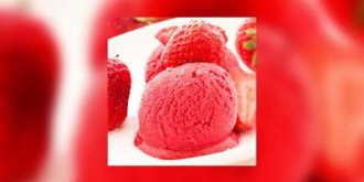 Un sorbet de fraises en 10 minutes