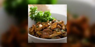 Girolles aux amandes et au citron