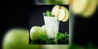 Compote de pommes vertes, granite de cidre